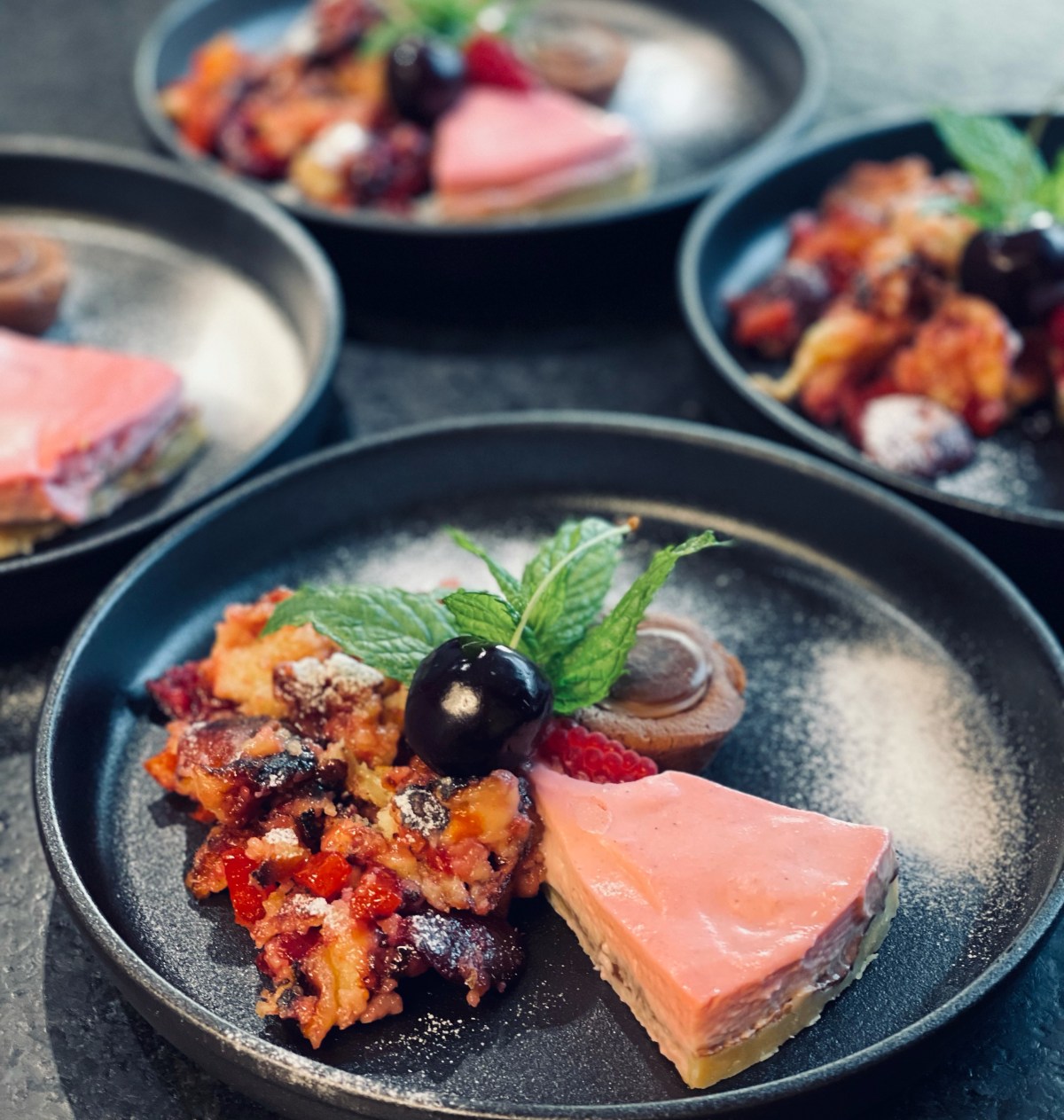 Sommer auf dem Dessertteller